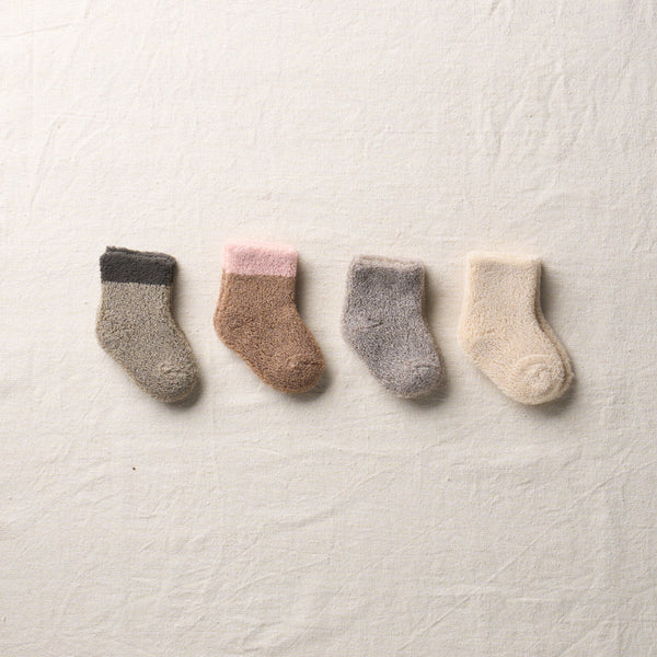 Organic Cotton Blended Yak Pile Socks For Baby｜7-6600