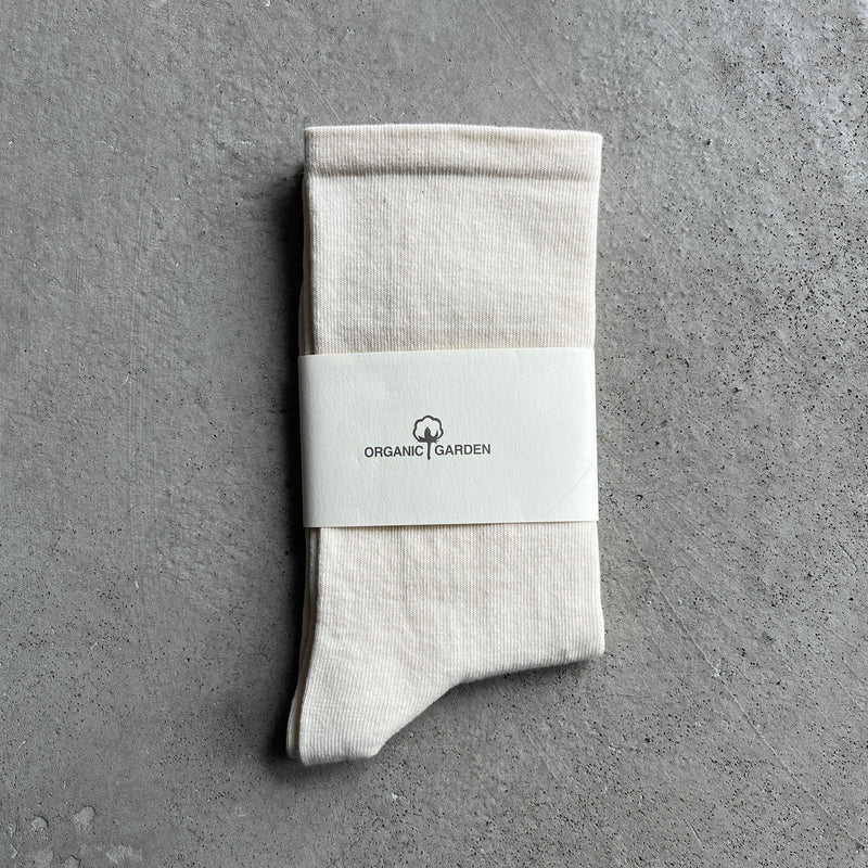 8-0013｜Basic plain socks without elastic