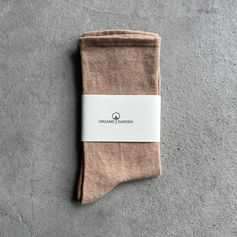 8-0013｜Basic plain socks without elastic