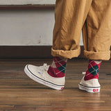 9-1128｜Wool &amp; Cotton X-Machine Argyle