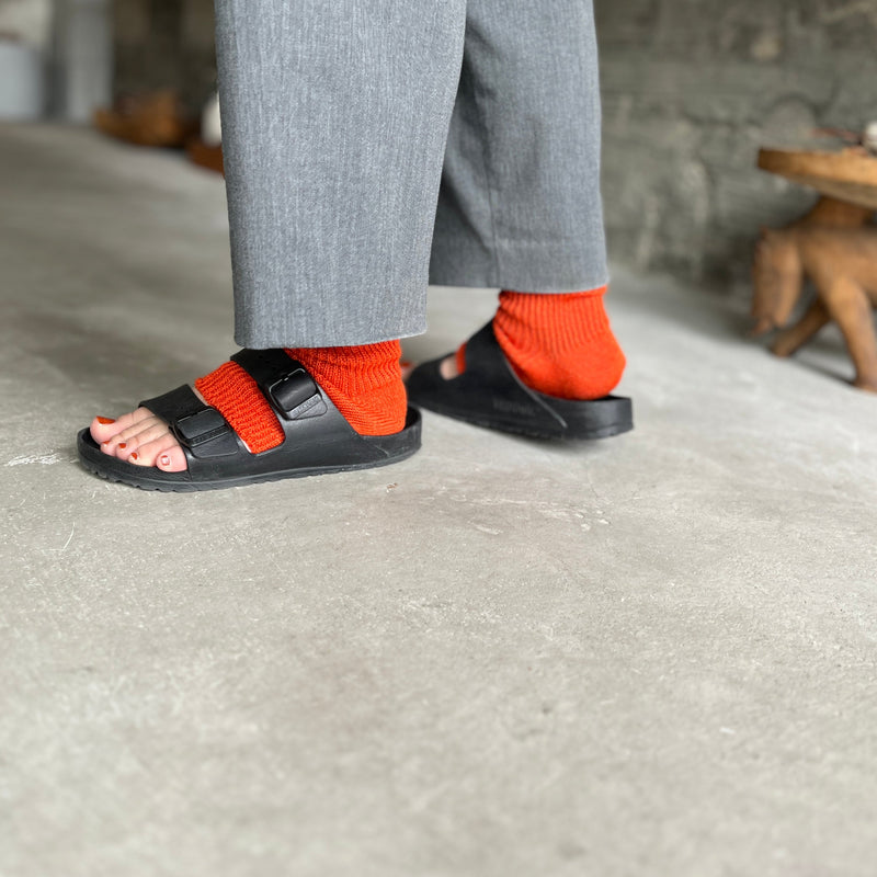 9-7013 | Linen ribbed sandal socks