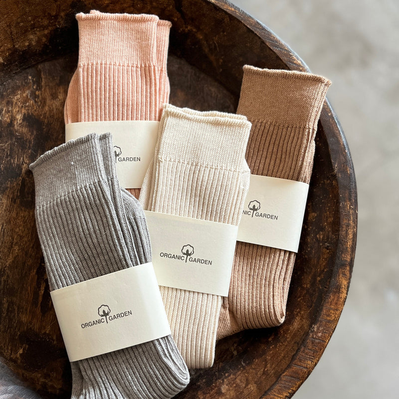 8-0010 | 100% cotton ribbed socks