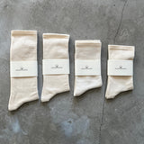 8-0013｜Basic plain socks without elastic