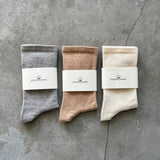 8-0013｜Basic plain socks without elastic