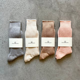 8-0010 | 100% cotton ribbed socks