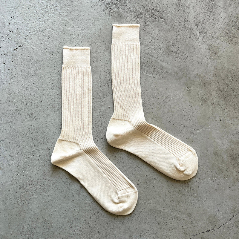 8-0010 | 100% cotton ribbed socks