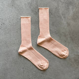 8-0010 | 100% cotton ribbed socks