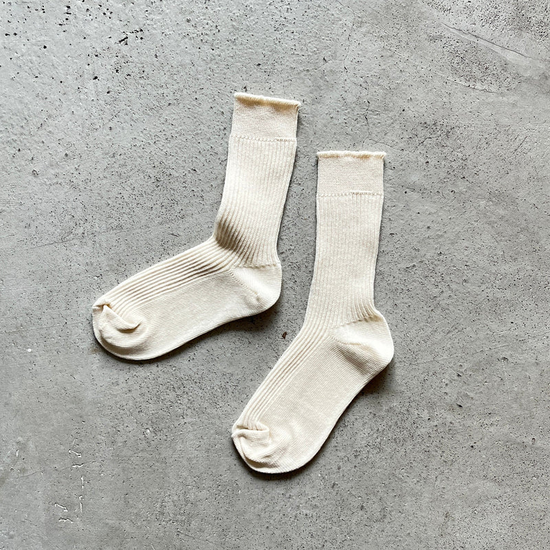 8-0500 | 100% cotton kids ribbed socks