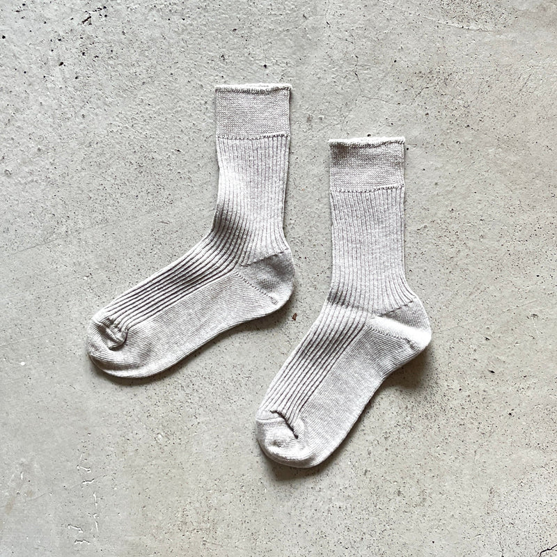 8-0500 | 100% cotton kids ribbed socks