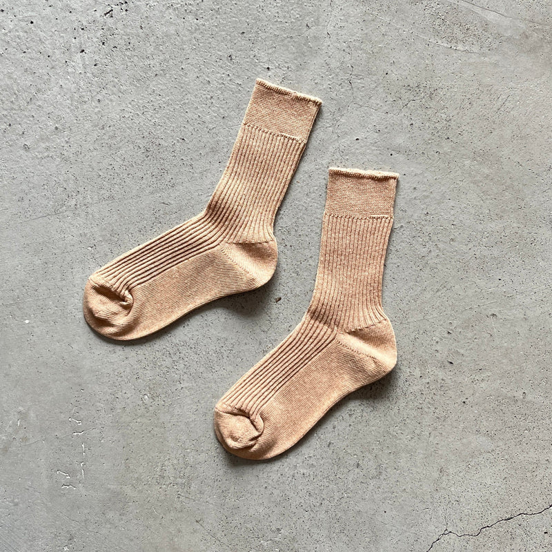 8-0500 | 100% cotton kids ribbed socks