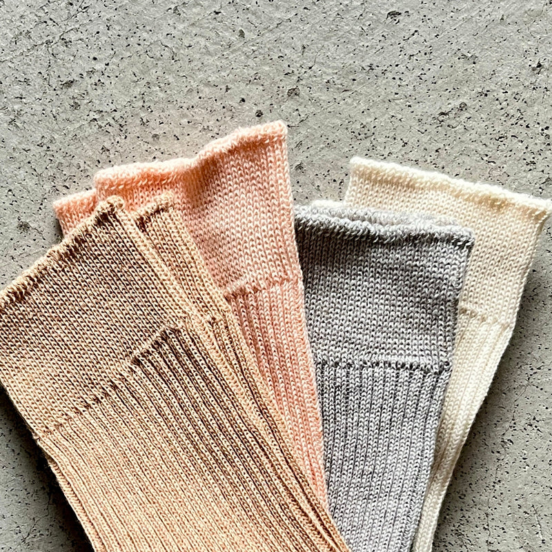 8-0500 | 100% cotton kids ribbed socks