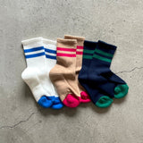 5-5000｜Cotton Line Rib Socks-Kids