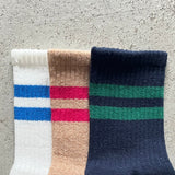 5-5000｜Cotton Line Rib Socks-Kids