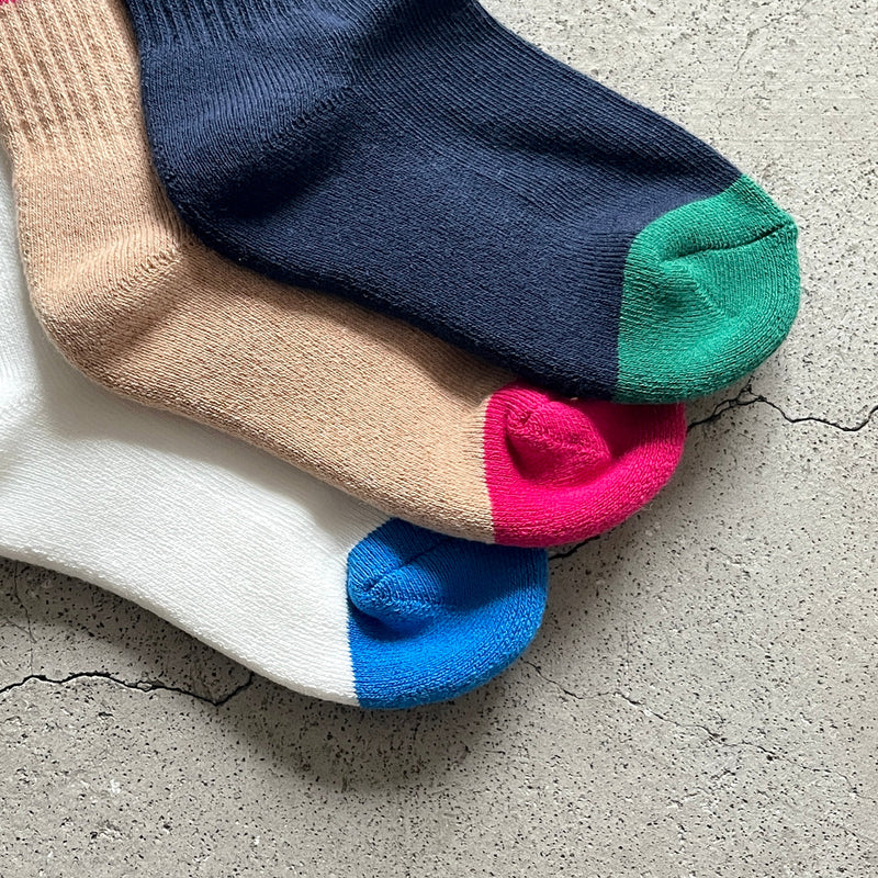 5-5000｜Cotton Line Rib Socks-Kids