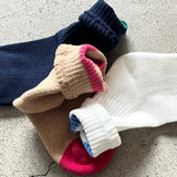 5-5000｜Cotton Line Rib Socks-Kids