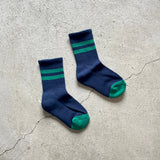 5-5000｜Cotton Line Rib Socks-Kids