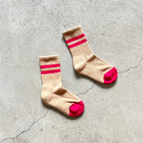 5-5000｜Cotton Line Rib Socks-Kids