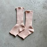 9-7013 | Linen ribbed sandal socks