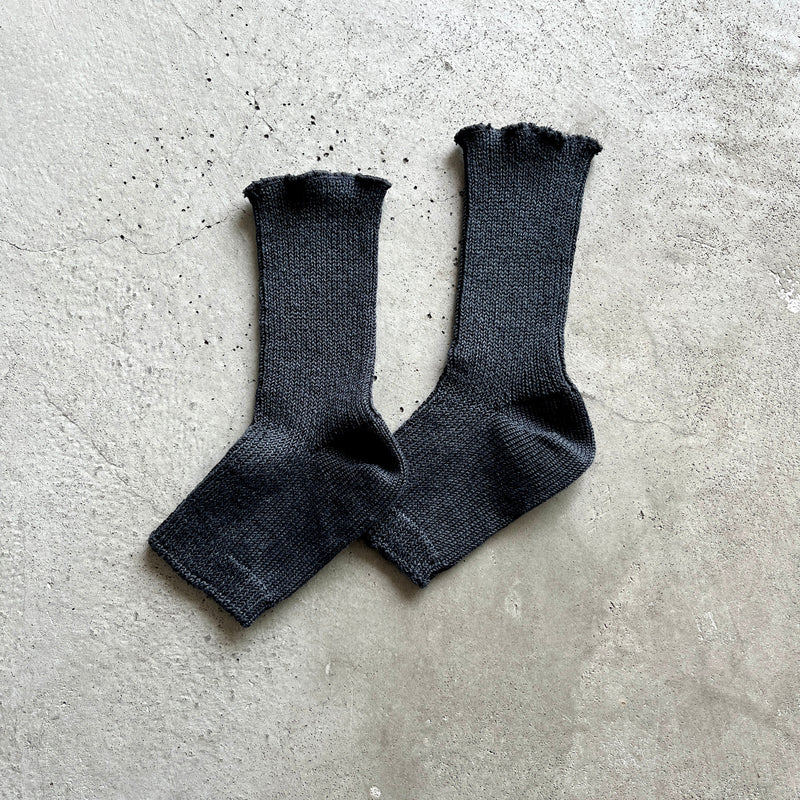 9-7013 | Linen ribbed sandal socks