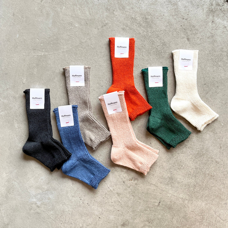 9-7013 | Linen ribbed sandal socks