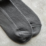 8-0037｜Gallnut pique knit socks