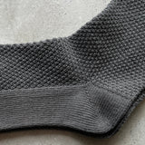 8-0037｜Gallnut pique knit socks