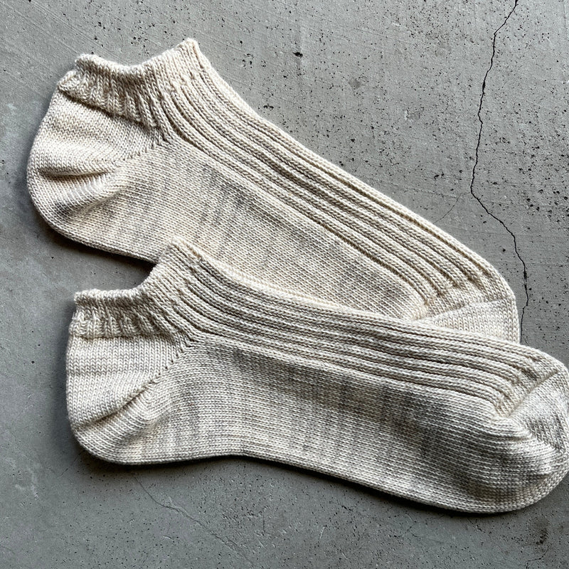 8-0030 | Supima ribbed sneaker socks