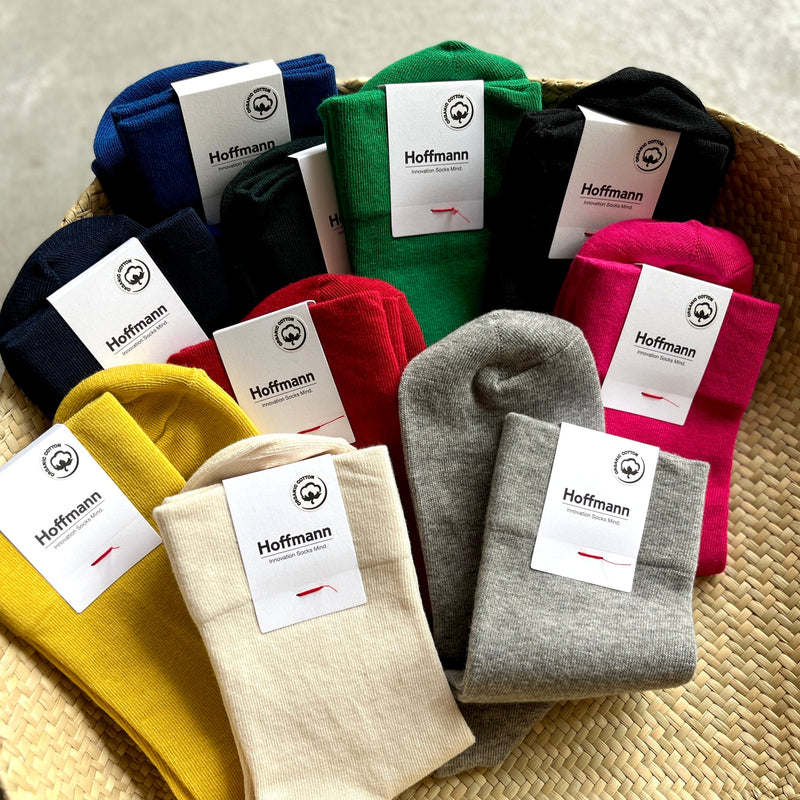 9-9004 | Plain socks without elastic | Hoffmann