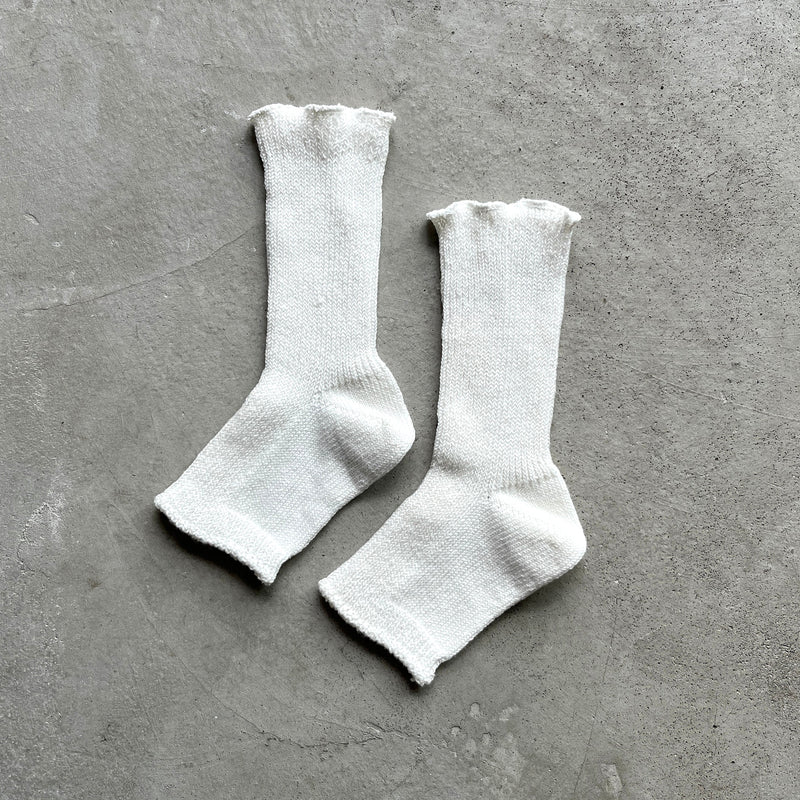 9-7013 | Linen ribbed sandal socks