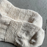 8-0031 | Slub rib socks, ankle length