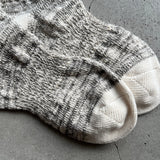 8-0031 | Slub rib socks, ankle length