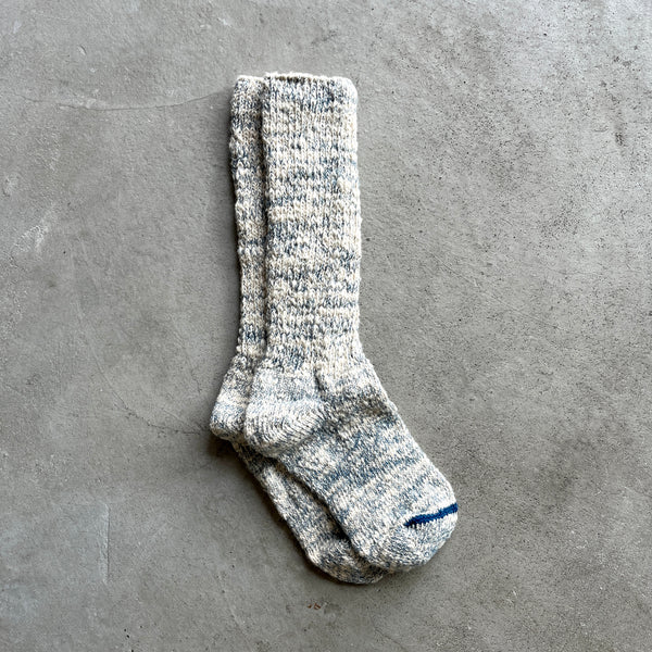 "Garabou" Organic Cotton Slipper Socks｜7-6010 | Indigo
