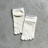 8-0400 | Five-toed socks, ankle length