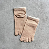 8-0400 | Five-toed socks, ankle length