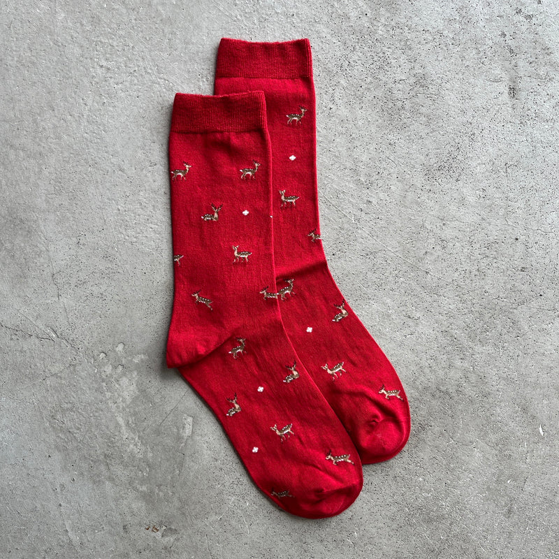 5-1088｜Nara deer socks