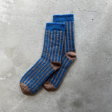 4-4005｜Organic Cotton Mohair Stripes Socks