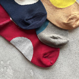 4-4003｜Organic Cotton Asymmetry Dot Socks