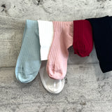 4-1002｜Organic Cotton Ribbed Socks