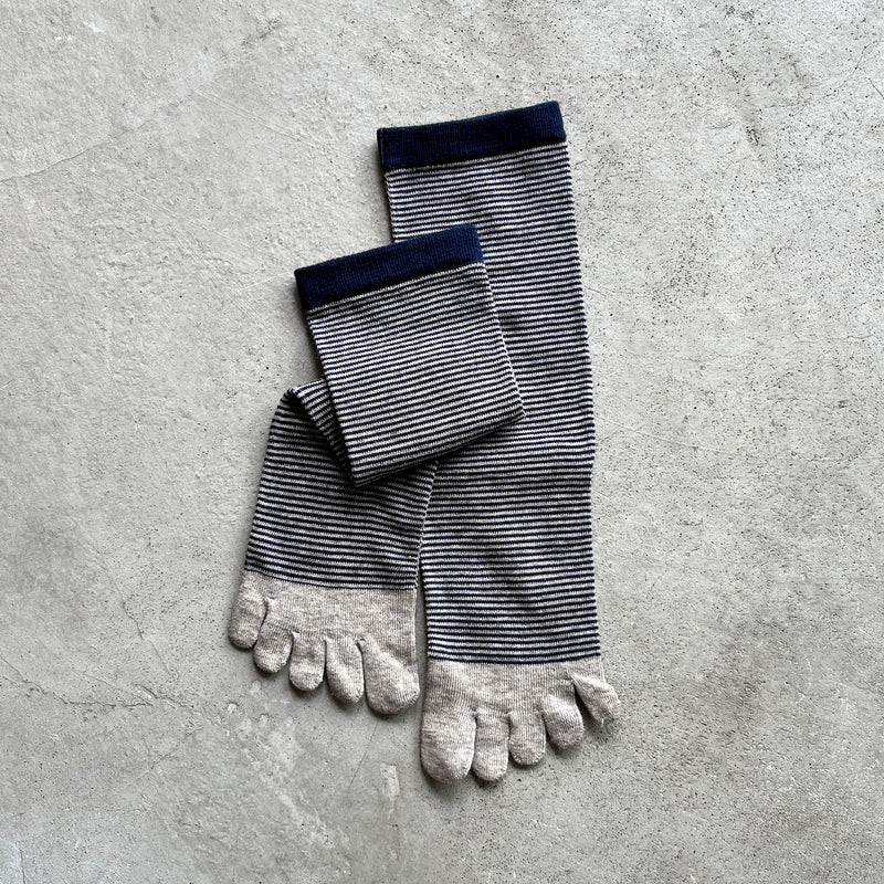 4-4002｜Organic Cotton Yak Toe Socks