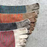 4-4002｜Organic Cotton Yak Toe Socks