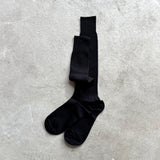 4-1003｜Organic Cotton Ribbed Knee Socks