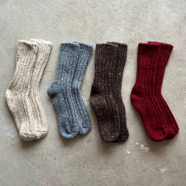 4-4012｜Recycled Wool Low Gauge Socks