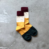 4-4010｜Wool Organic Cotton Yak Pile Soles Socks