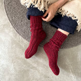 4-4012｜Recycled Wool Low Gauge Socks