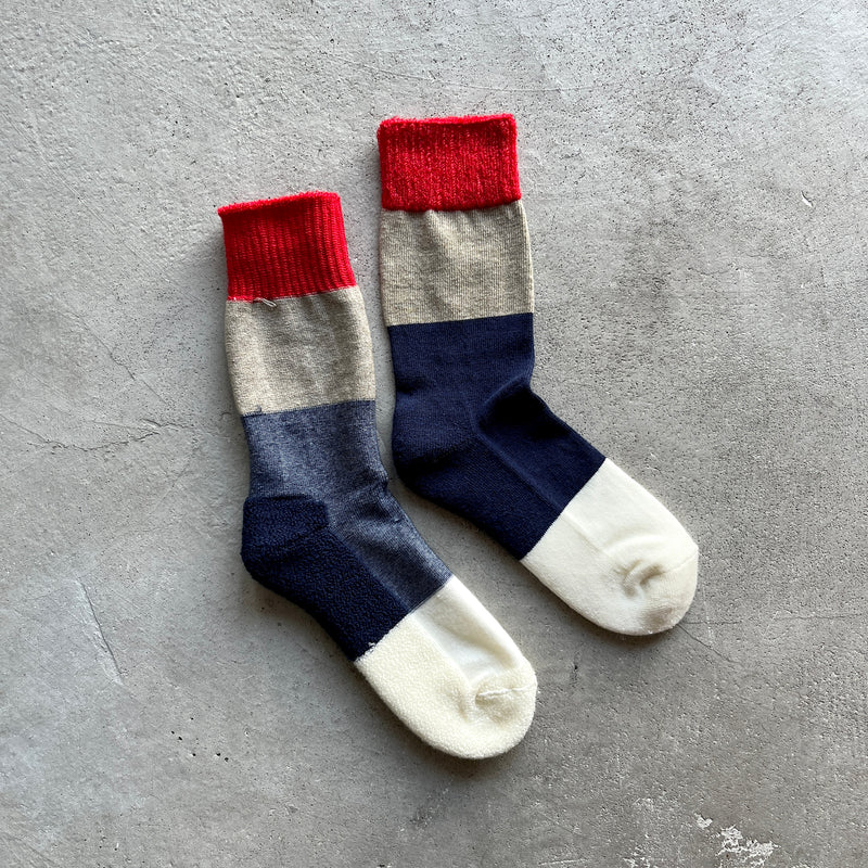 4-4010｜Wool Organic Cotton Yak Pile Socks