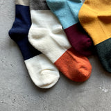 4-4010｜Wool Organic Cotton Yak Pile Soles Socks