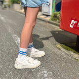 5-5000｜Cotton Line Rib Socks-Kids