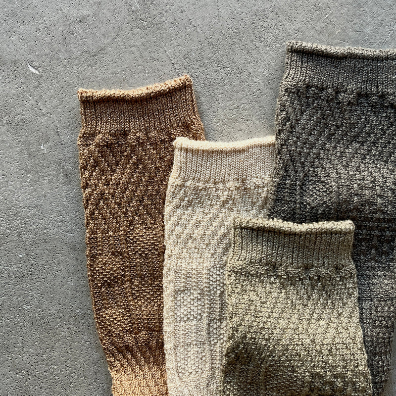 Organic Cotton Blended Yak Knitting Patterns Socks | 7-5019