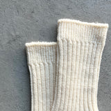 9-1127｜Linen &amp; wool 2×2 rib