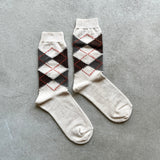 9-1128｜Wool &amp; Cotton X-Machine Argyle